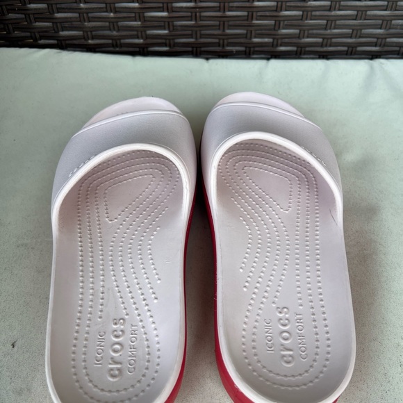 CROCS Women's Crocs crick and slides platform light pink - Picture 2 of 10